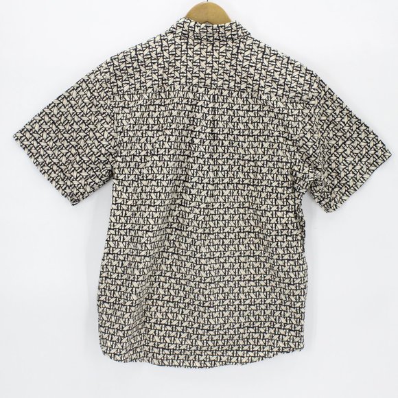 David Taylor Collection Men's Button Down Shirt Retro Design Short Sleeve Size L - Picture 5 of 7